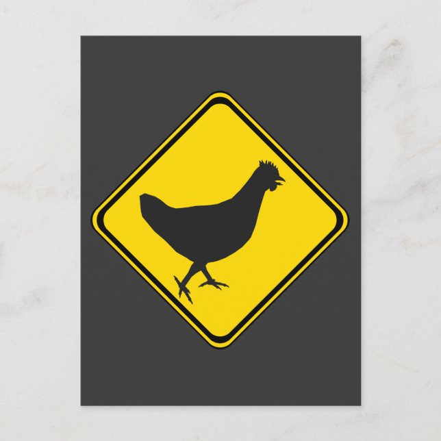 Chicken Xing! Postcard (Front)
