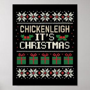 Chickenleigh It's Christmas Funny Xmas 8 Poster