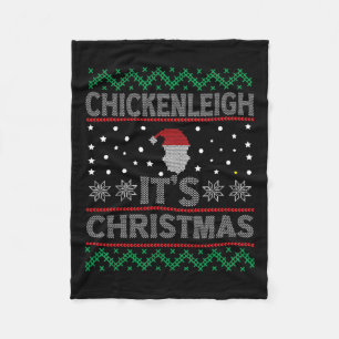 Chickenleigh It's Christmas Funny Xmas Mum Fleece Blanket