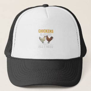 Chickens And Jesus Vintage Farm Faith Shirt_1 Trucker Hat
