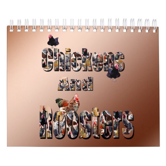 Chickens And Roosters, Calendar (Cover)