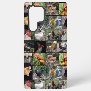Chickens And Roosters Photo Collage, Samsung Galaxy Case