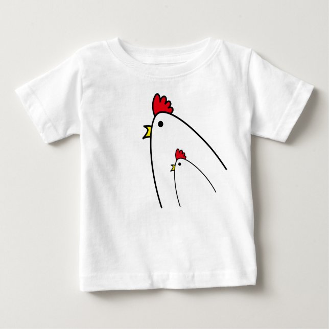 Chickens Baby T-Shirt (Front)