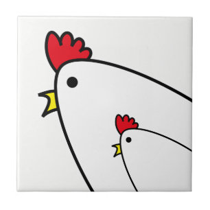 Chickens Ceramic Tile