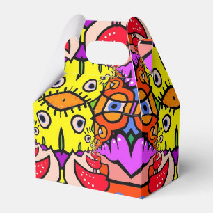 Chickens & Chili Peppers Gable Favor Box