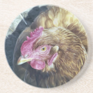 CHICKENS COASTER