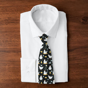 Chickens Dreaming in the Coop in Black Tie