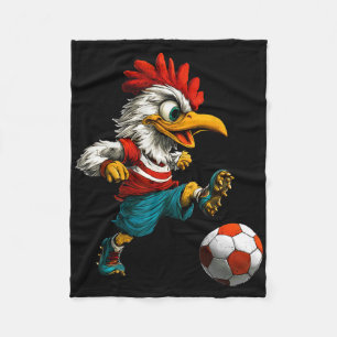 Chickens Footll Fleece Blanket