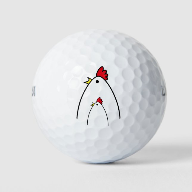 Chickens Golf Balls (Front)