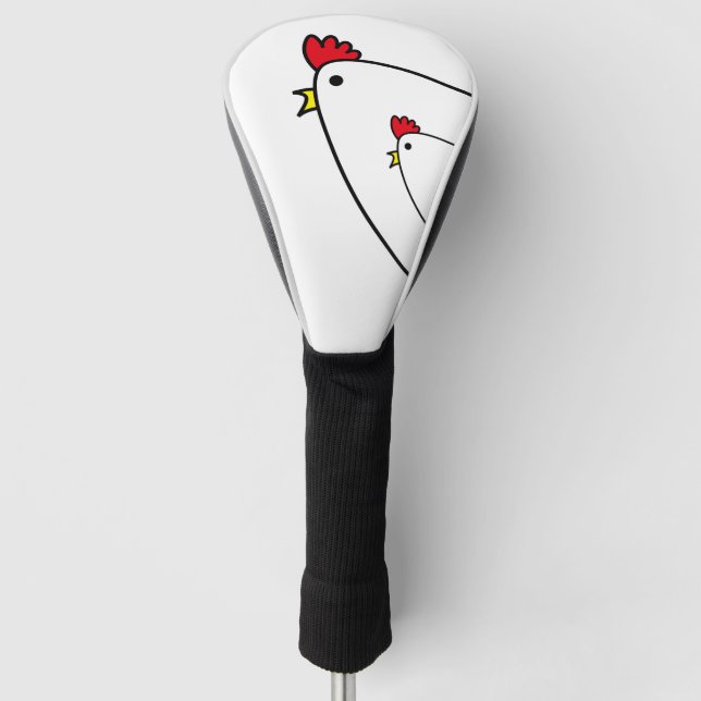 Chickens Golf Head Cover (Front)