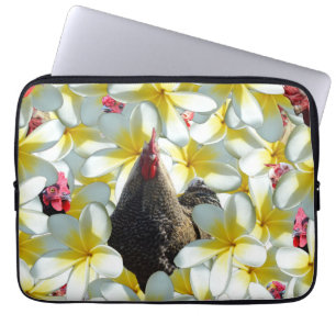 Chickens In The Frangipanis, Laptop Sleeve