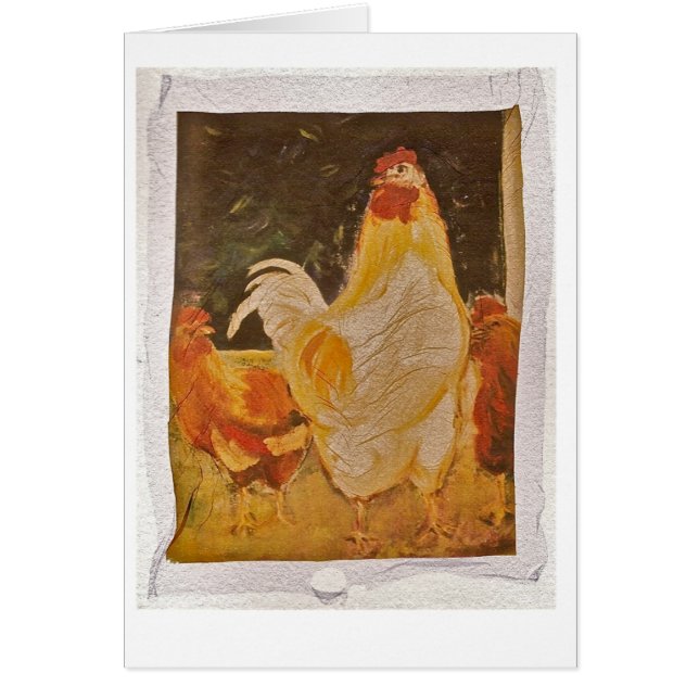 Chickens in the yard (Front)