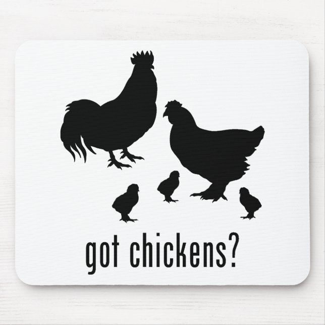 Chickens Mouse Pad (Front)
