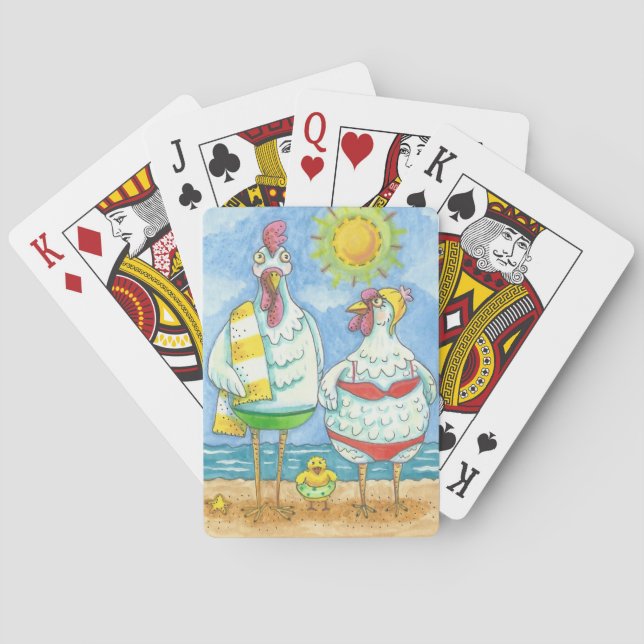 CHICKENS OF THE SEA, FUNNY PLAYING CARDS Poker (Back)