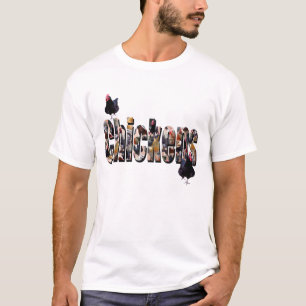 Chickens Picture logo, T-Shirt