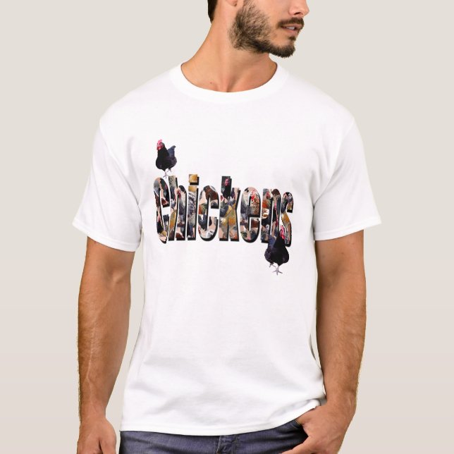 Chickens Picture logo, T-Shirt (Front)