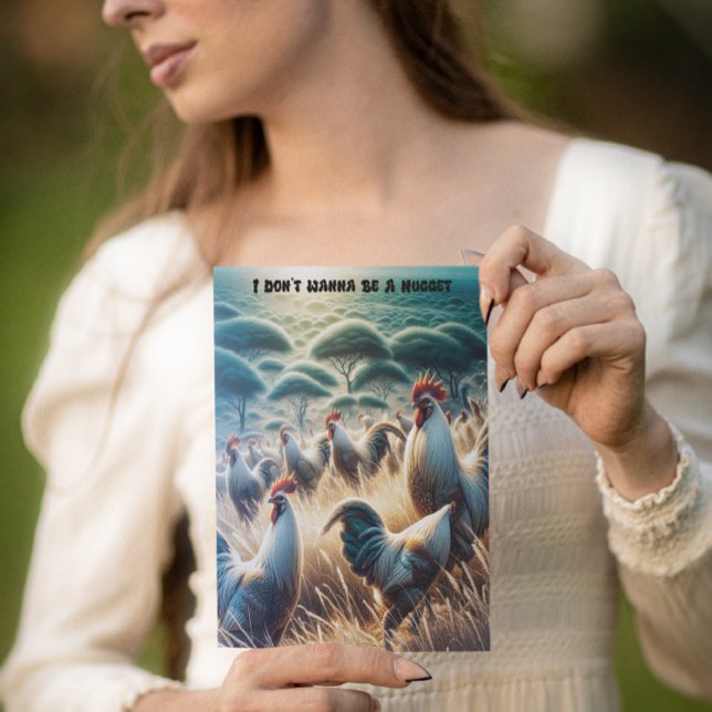 Chickens Roaming Free Postcard (Creator Uploaded)