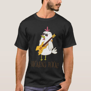 Chickens Rock Cute Chicken T-Shirt