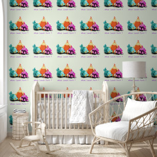 Chickens Waiting Egg To Hatch Custom Text Funny Wallpaper