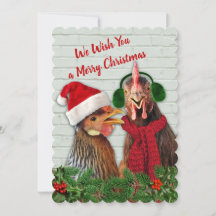 Chickens Wish You A Merry Christmas