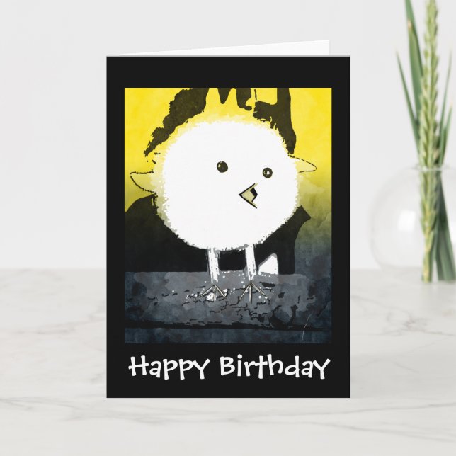 Chicklet Birthday Card (Front)