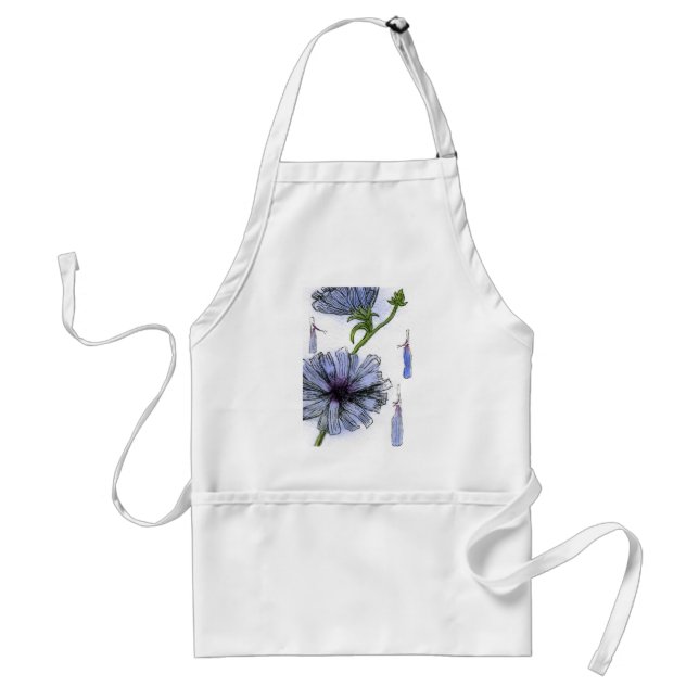 "Chickory" Floral Apron (Front)