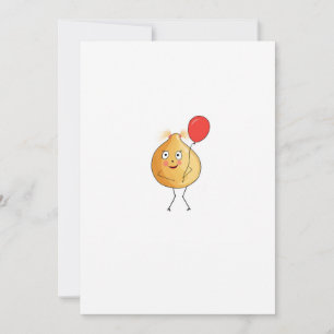 Chickpea theme, chickpea design invitation