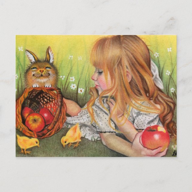 Chicks and Bunnies postcard (Front)