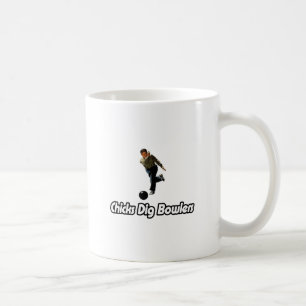 Chicks Dig Bowlers Coffee Mug