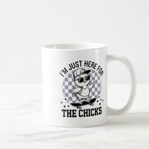 Chicks Dig Me Easter Toddler Boys Men Happy Easter Coffee Mug