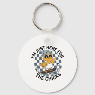 Chicks Dig Me Easter Toddler Boys Men Happy Easter Key Ring
