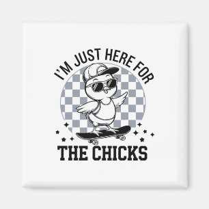 Chicks Dig Me Easter Toddler Boys Men Happy Easter Magnet
