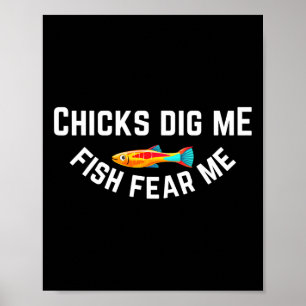 Chicks Dig Me Fish Fear Me  Poster
