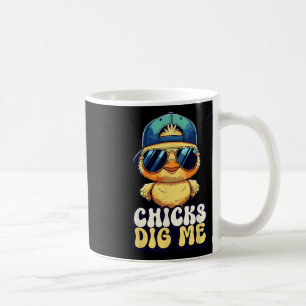 Chicks Dig Me Funny By Chick Sungles Retro Cute _1 Coffee Mug