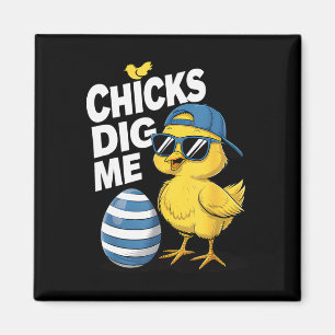 Chicks Dig Me Toddler Boy Easter Boys Easter Toddl Magnet