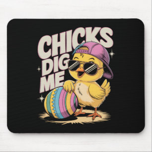 Chicks Dig Me Toddler Boy Easter Boys Easter Toddl Mouse Pad