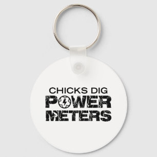 Chicks Dig Power Metres Key Ring