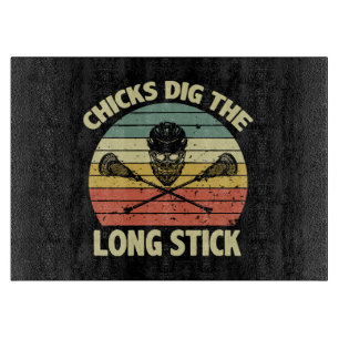 Chicks Dig The Long Stick Cutting Board