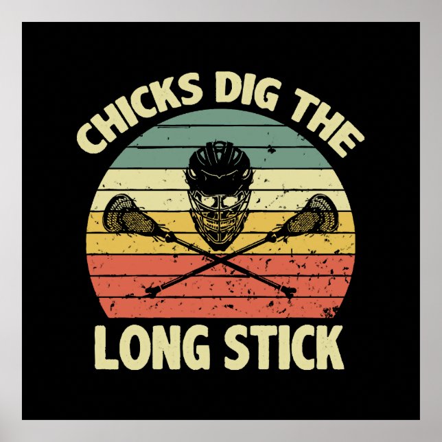 Chicks Dig The Long Stick Poster (Front)