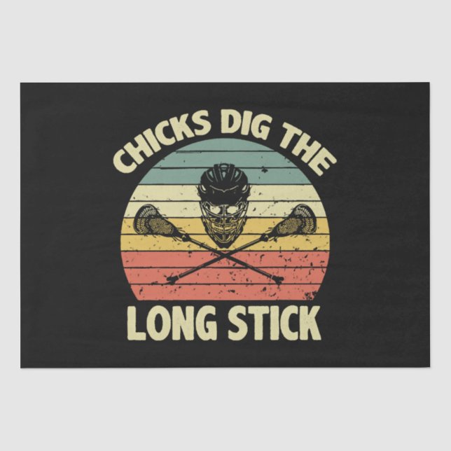 Chicks Dig The Long Stick Tissue Paper (Front)
