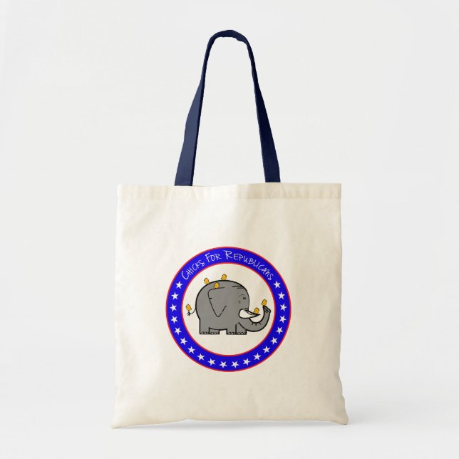 chicks for republicans bag (Front)