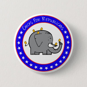 chicks for republicans button