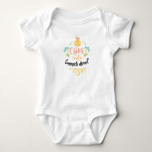 Chicks Rule! Baby Bodysuit