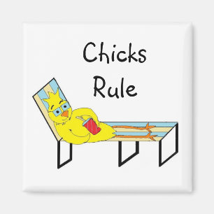 Chicks Rule Magnet