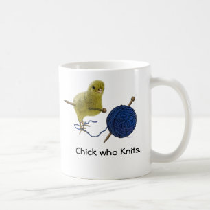 Chicks who knit Coffee Mug