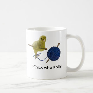 Chicks who knit Coffee Mug