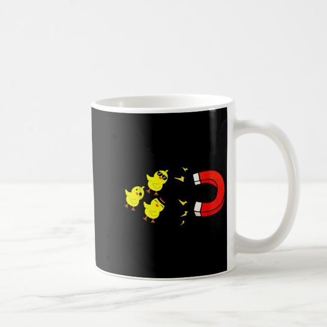 Chicks With Magnet Funny Halloween Chick Magnet Va Coffee Mug (Right)