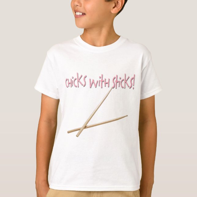 Chicks With Sticks T-Shirt (Front)