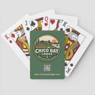 Chico Bay Lodge Playing cards with QR code