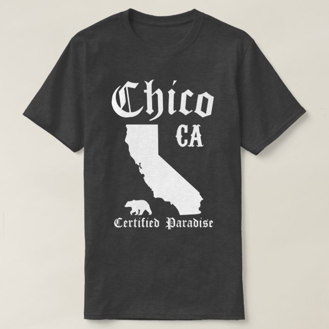 Chico California Certified Paradise Chico Long Sle T-Shirt (Design Front)